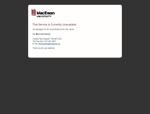 Tablet Screenshot of macjo.macewan.ca